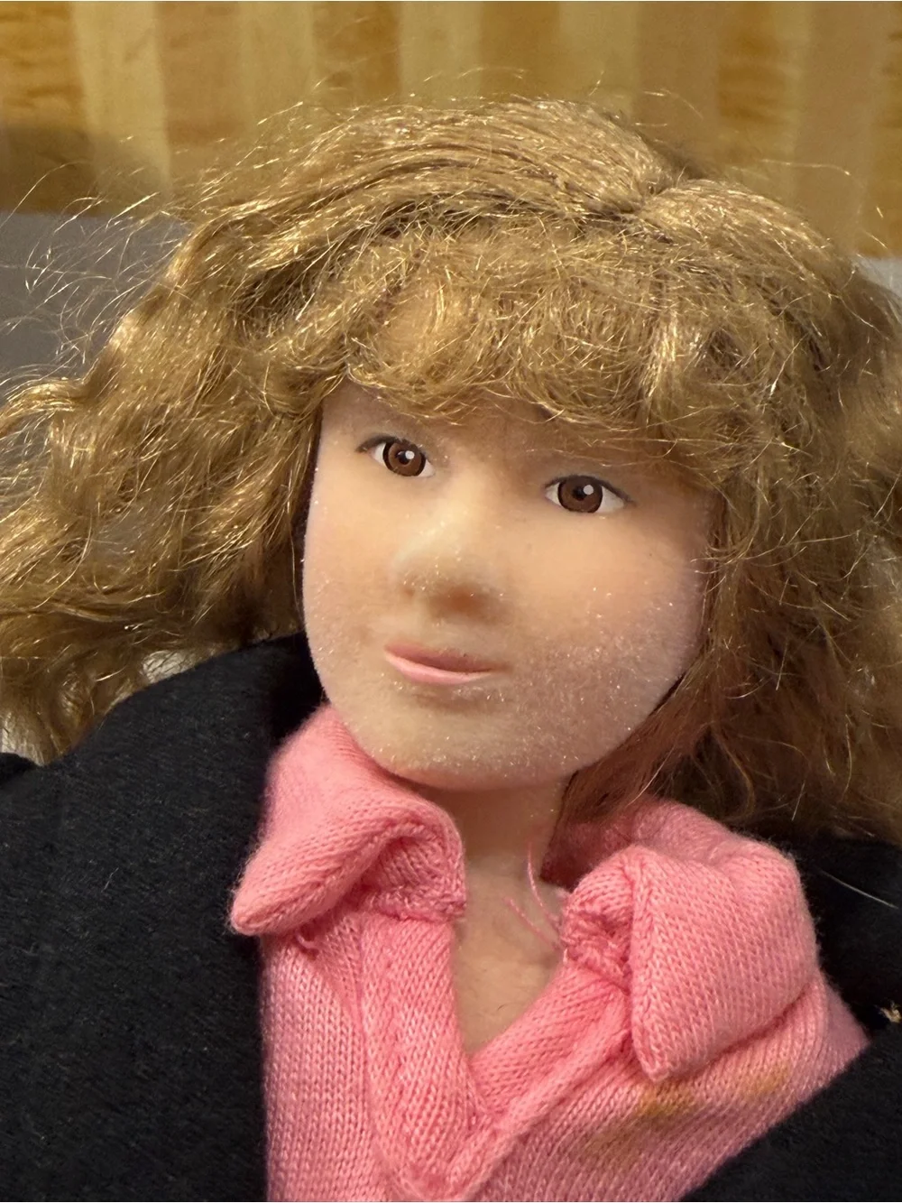 Vintage Harry Potter Hermione dolls with metal doll stands